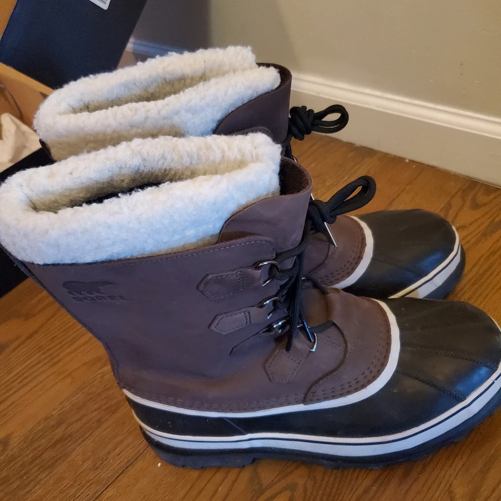 BRAND NEW IN BOX Men's Sorel Caribou WP Waterproof Insulated Winter Boots 11.5 - Picture 6 of 8